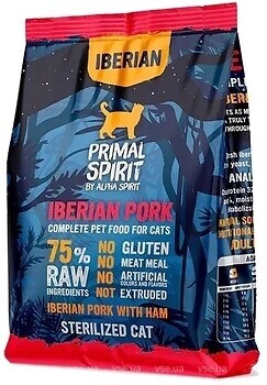 Фото Primal Spirit Sterilized Cat Iberian Pork with Ham 1 кг