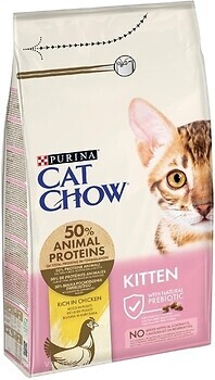 Фото Cat Chow Kitten с курицей 1.5 кг