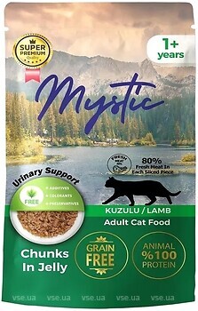Фото Mystic Cat Food Chunks in Jelly With Lamb 85 г
