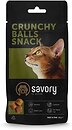 Фото Savory Cats Snacks Crunchy Balls with Catmint 60 г (21335)