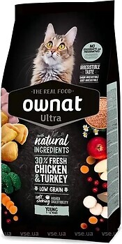 Фото Ownat Ultra Cat Young Chicken & Turkey 8 кг