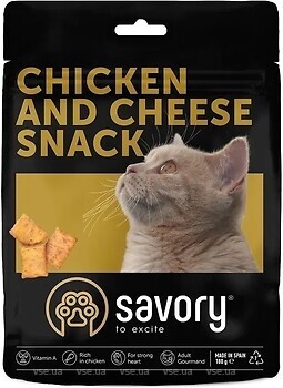 Фото Savory Cats Snacks Pillows Gourmand with Chicken & Cheese 180 г (21311)