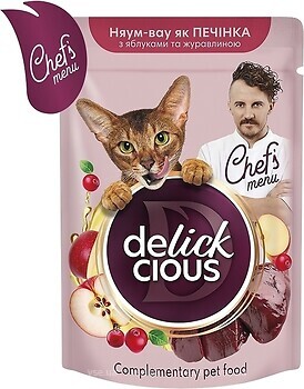 Фото Delickcious Chef's menu с печенью, яблоками и клюквой 85 г