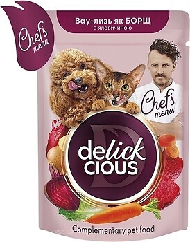 Фото Delickcious Chef's menu Борщ с говядиной 85 г