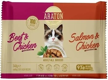 Фото Araton Cats Set Adult 4x85 г (ART47929)