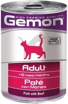 Фото Gemon Adult Pate with Beef 400 г