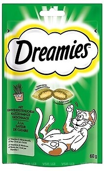 Фото Dreamies Лакомства для кошек с кошачьей мятой 60 г