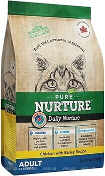 Фото Pure Nurture Cat Daily Nurture Adult Chicken with Barley 8 кг