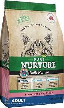 Фото Pure Nurture Cat Daily Nurture Sensitive Salmon with Barley 8 кг