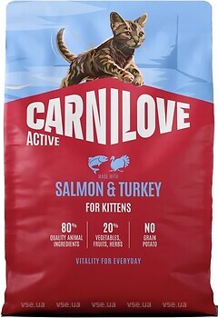 Фото Carnilove Active Salmon & Turkey Kitten 2 кг