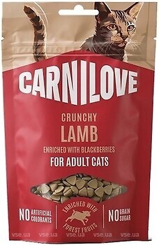 Фото Carnilove Crunchy Lamb with Blackberries 50 г