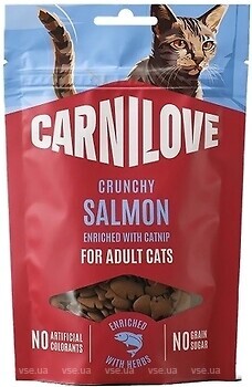 Фото Carnilove Crunchy Salmon with Catnip 50 г