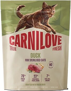 Фото Carnilove True Fresh Duck Sterilised 400 г