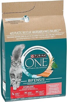 Фото Purina One Sterilcat Bifensis Salmon 2.8 кг