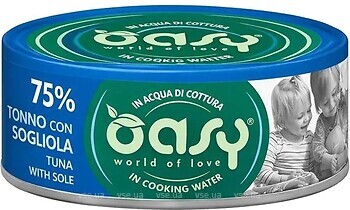 Фото Oasy More Love Adult Tuna with Sole 70 г