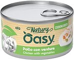 Фото Oasy Wet Natury Adult Chicken with Vegetables in broth 85 г