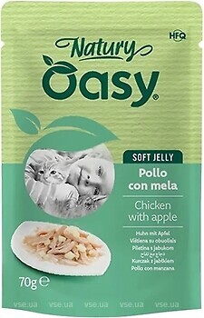 Фото Oasy Wet Natury Adult Chicken with Apple 70 г