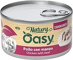 Фото Oasy Wet Natury Adult Chicken with Beef in broth 85 г
