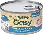 Фото Oasy Wet Natury Adult Tuna with Sea Bream in broth 85 г