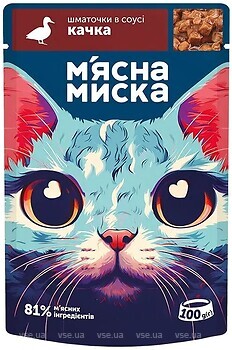 Фото М'ясна Миска Утка 24x100 г