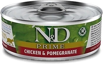 Фото Farmina N&D Prime GF Cat Chicken & Pomegranate Adult 6x70 г