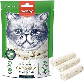 Фото Wanpy Freeze Dried Grass & Chicken 20 г