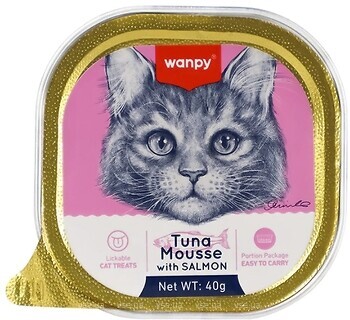 Фото Wanpy Tuna & Salmon Mousse 40 г