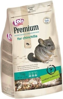 Фото Lolo Pets Корм для шиншилл Premium for Chinchilla 750 г