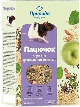 Фото Природа Корм для декоративних пацючків Пацючок 500 г (PR241073)