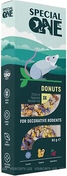 Фото Special One Лакомство для декоративных грызунов Donuts 60 г