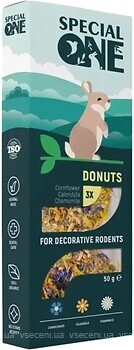 Фото Special One Лакомство для декоративных грызунов Donuts 50 г (PR242519)