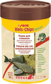 Фото Sera Wels-Chips Nature 100 мл, 38 г (00510)