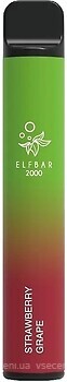 Фото Elf Bar 2000 Strawberry Grape Клубника + виноград 50 мг