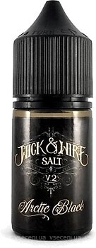 Фото Wick & Wire V2 Salt Arctic Black Смородина + ментол 25 мг 30 мл