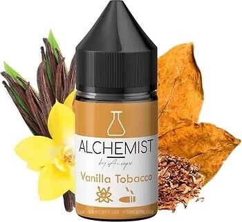 Фото Alchemist Salt Vanilla Tobacco Ваниль + табак 35 мг 30 мл
