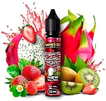 Фото Marwelous Brew New Salted Dragon Fruity Strawberry Kiwi Питайя + клубника + киви 50 мг 30 мл