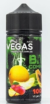 Фото Vegas Bad Company Дыня + манго + папайя 0 мг 100 мл