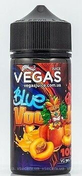 Фото Vegas Blue Voodoo Персик + малина 0 мг 100 мл