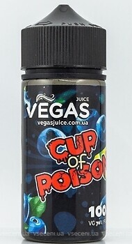 Фото Vegas Cup of Poison Черника + лайм 0 мг 100 мл