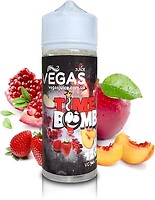 Фото Vegas Time Bomb Персик + клубника + яблоко 3 мг 100 мл